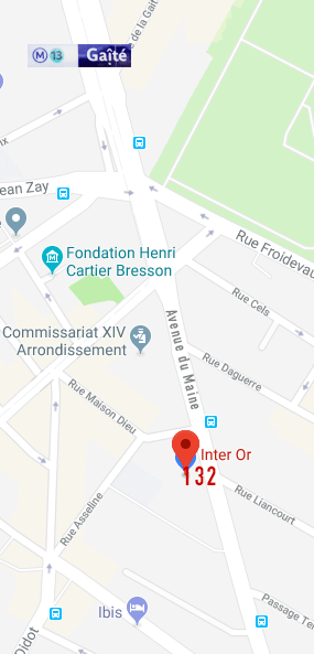 plan Paris Inter Or