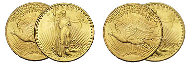 20 dollars monnaie or